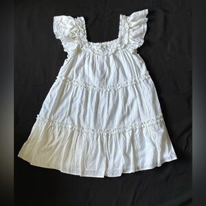 “The Faye” mini dress by Allison New York. White; size medium. NEW WITH TAGS